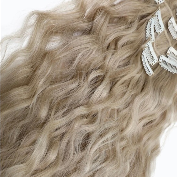 7pcs Clip In Long Curly Synthetic Hair Extension - Picture 4 of 10